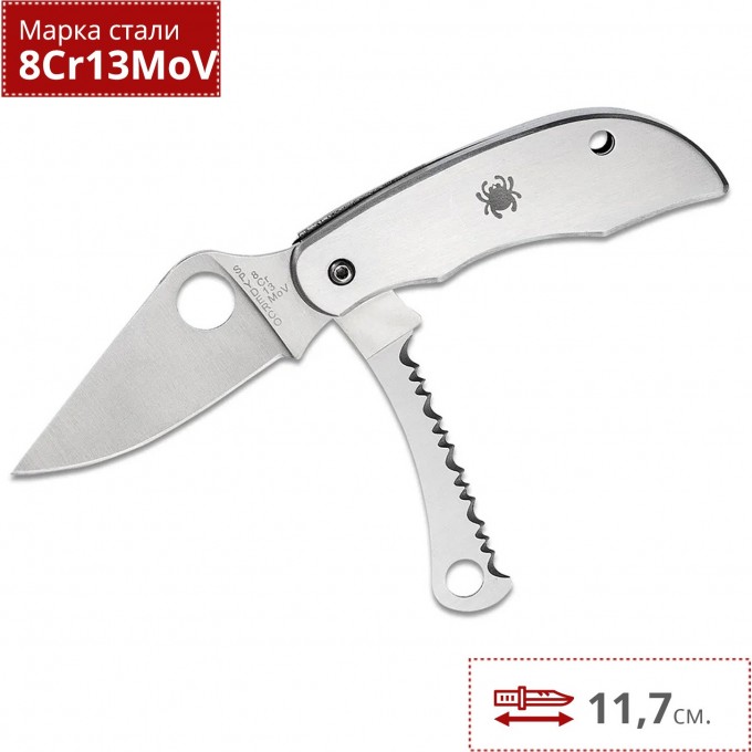 Нож SPYDERCO CLIPITOOL 176P&S 176P S