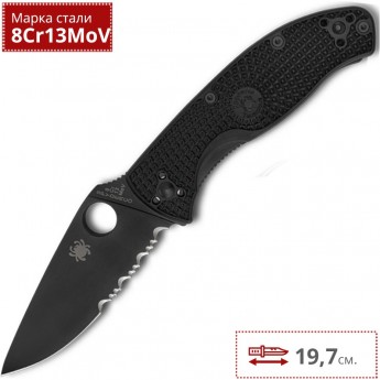 Нож SPYDERCO TENACIOUS LIGHTWEIGHT C122PSBBK Нож SPYDERCO TENACIOUS LIGHTWEIGHT C122PSBBK