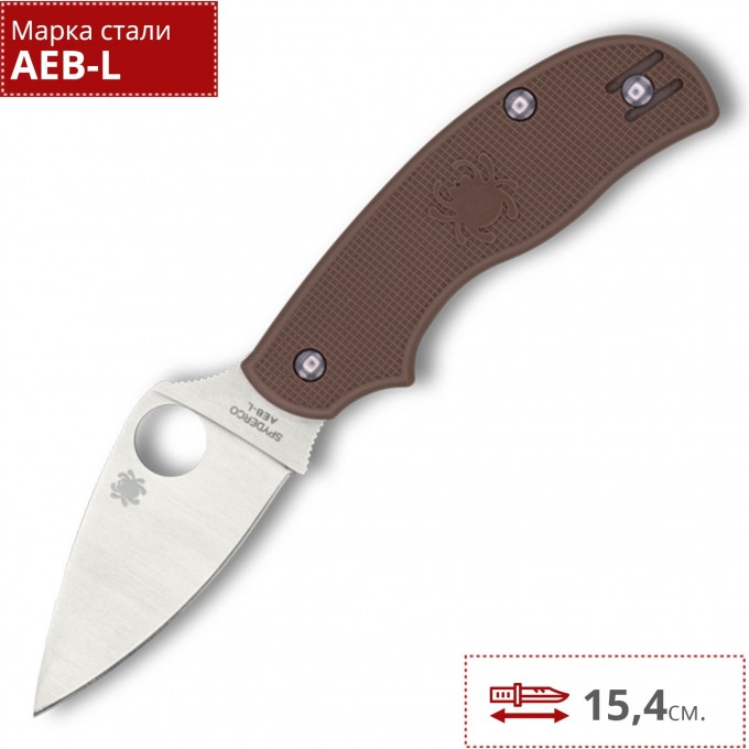 Нож SPYDERCO URBAN LIGHTWEIGHT BROWN 127BN