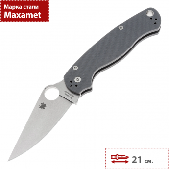 Складной нож SPYDERCO PARAMILITARY 2 C81GPDGY2 Складной нож SPYDERCO PARAMILITARY 2 C81GPDGY2