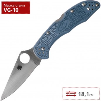 Нож SPYDERCO DELICA 4 11FPBLE Нож SPYDERCO DELICA 4 11FPBLE
