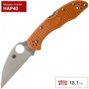 Нож SPYDERCO DELICA 4 11FPWCBORE Нож SPYDERCO DELICA 4 11FPWCBORE