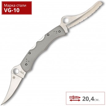 Нож SPYDERCO DYAD 44GP&SGY Нож SPYDERCO DYAD 44GP&SGY