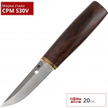 Нож SPYDERCO PUUKKO IRONWOOD FB28WDP Нож SPYDERCO PUUKKO IRONWOOD FB28WDP